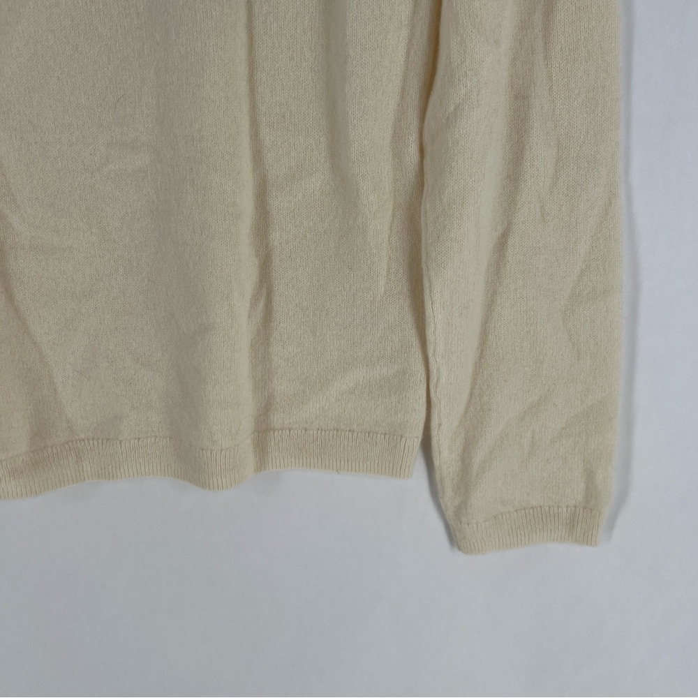 Two Bees Cashmere Intarsia Hydrangea Long Sleeve Sweater Soft‎ Luxury Size S - Picture 7 of 11